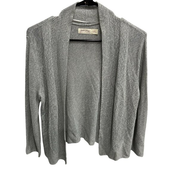 Faded Glory Womens Light Gray Heather Open Front Cardigan Sweater Sz Small - Picture 1 of 11